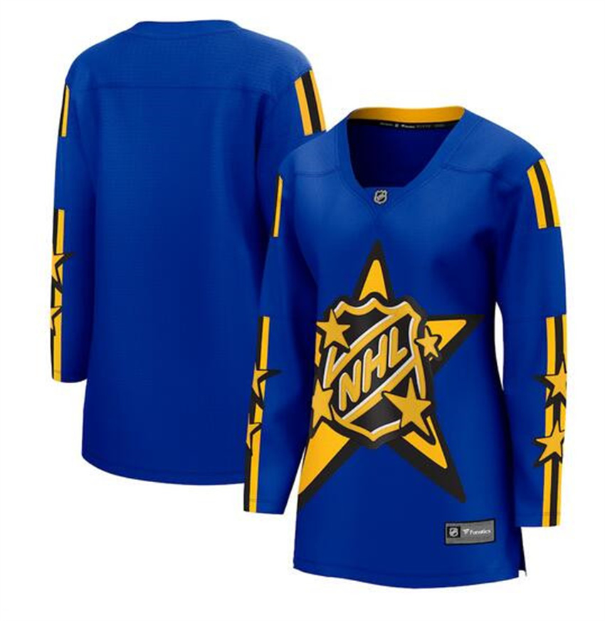 Women's Blue All-Star Game 2024 Breakaway Stitched Hockey Jersey